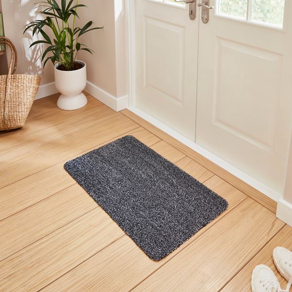 Maxi Mat Doormat - Black White